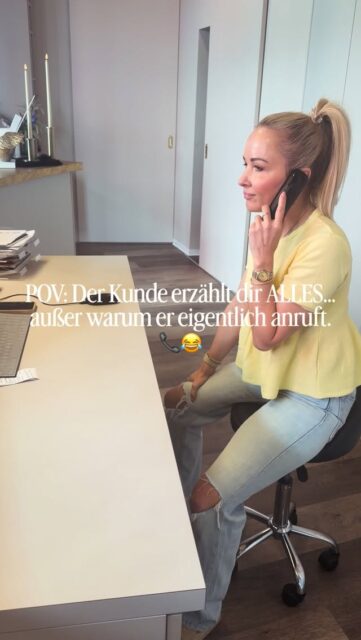 Zwischen Terminbuchung und Hautberatung 
gibt’s manchmal noch ein kleines Update aus dem Leben dazu. 😭🤍📞